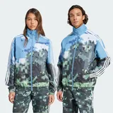 Adidas Originals x Minecraft Originals Jacke - Hazy Blue / Magic Lime / Tribe Green - L