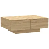 vidaXL Couchtisch Sonoma-Eiche 90x60x31 cm Holzwerkstoff