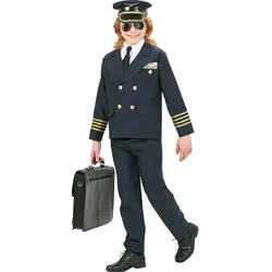 Piloten Uniform Kinderkostüm
