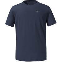 Schöffel Herren T Shirt Hohberg M, schnell trocknendes Funktionsshirt, Sportshirt mit Rundhalsausschnitt zum Wandern und Bergsteigen, Navy Blazer, 46
