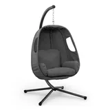 Blumfeldt Bella Donna Hängesessel Sitzkissen 180g Polyester dunkelgrau