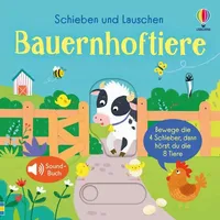 Usborne Verlag Schieben und Lauschen: Bauernhoftiere
