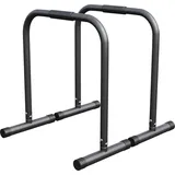 Gorilla Sports GORILLA SPORTS® Dip Barren - 2er Set, 61 x 38 x 73 cm, bis 200 kg, rutschfest, Schwarz - Fitness Parallettes, Dip Station, Push Up Stand Bar, Dip ... - Schwarz