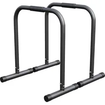 Gorilla Sports GORILLA SPORTS® Dip Barren - 2er Set, 61 x 38 x 73 cm, bis 200 kg, rutschfest, Schwarz - Fitness Parallettes, Dip Station, Push Up Stand Bar, Dip ... - Schwarz
