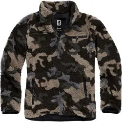 Brandit Teddyfleece, pull-over - Darkcamo - 4XL
