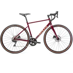 Gravel Bike GRVL 520 Aluminium 105 12-fach Damen, rot, S