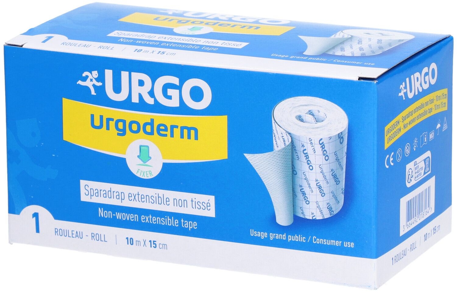 URGODERM Sparadrap non tissé 10m X 15cm pansement(s)