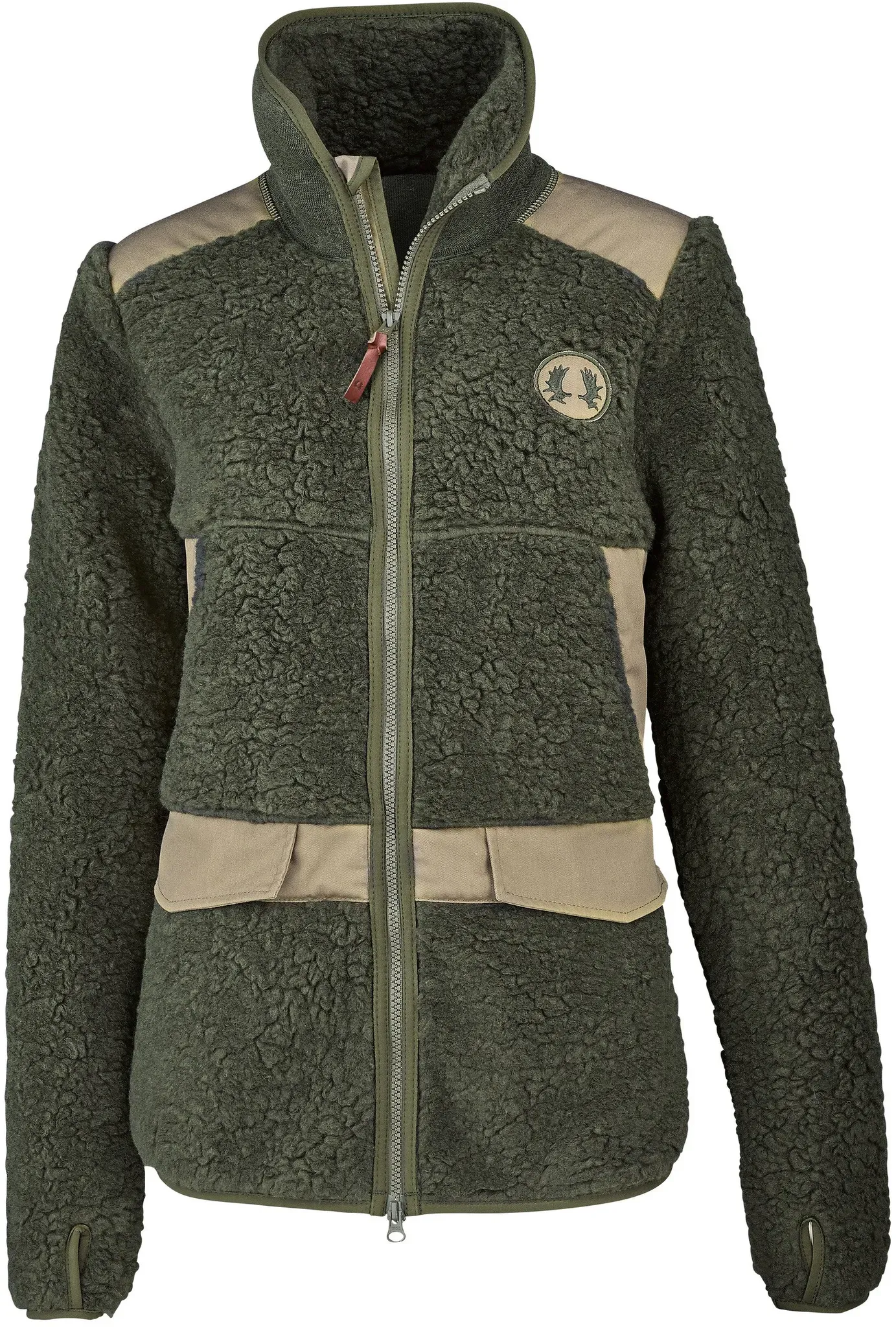 Nordforest Hunting Faserpelzjacke Alva, oliv-braun, M