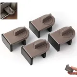 4-teiliges Set – Fenstersicherung – Aluminium-fliegengitterhalterung – Verstellbare Schiebefenstersicherung – Diebstahlsicherer, Verstellbarer Keil-fensterstopper – Aluminium-halterung – Geeignet Für