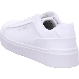 Bugatti Sportliche Schnürschuhe für Herren, weiß, Größe 42 EU