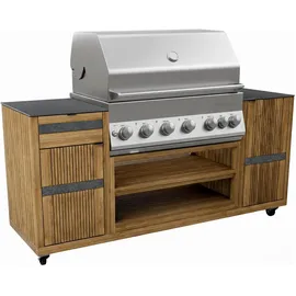 Endorphin Outdoorküche Teak silber