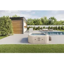 Intex PureSpa Chevron Deluxe Square 211 x 71 cm Creme