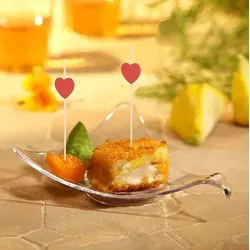 PAPSTAR 1000 Fingerfood - Spieße 7 cm "Heart"