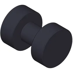 Giese Haken, rund, Accessoires, schwarz matt