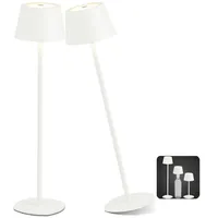 NORTHPOINT 3in1 LED Tischlampe Weiß 2 St.