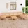 vidaXL Garten-Lounge-Set 9-tlg. Massivholz Kiefer braun