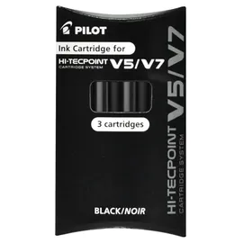 Pilot Pen Pilot Tintenpatronen für Tintenroller V5/V7, schwarz