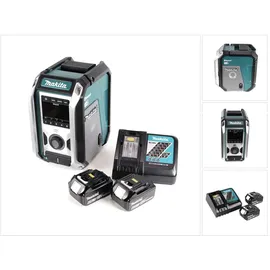 Makita DMR 115 RG schwarz + 2 x 6,0 Ah Akku + Ladegerät