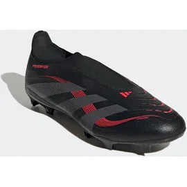 adidas Predator League Laceless FG/MG Herren core black/grey four/lucid red 46