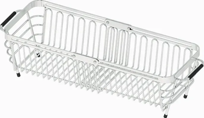 Maxcook Spülenabfluss-Abseitspüle aus 304er Edelstahl, ausziehbar, Mittelgröße, zum Abseihen, Abtropfen und Spülen von Gemüse und Früchten, 29–44 x 15,5 x 10,5 cm, MCZW1194, Jahresende-Verkauf, Top-Geschenk-Tipps