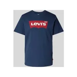 Levi's Herren Graphic Set-In Neck T-Shirt Batwing Logo, Dress Blues, S