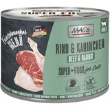 MAC's MAC ́s Cat Feinschmecker 6 x 200 g - Rind & Kaninchen