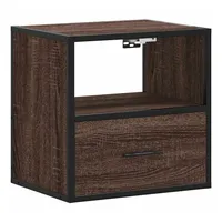 VidaXL Wand-Nachttisch Braun Eichen-Optik 40x31x39,5 cm
