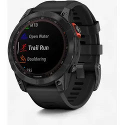 GPS-Uhr Smartwatch Garmin Fenix 7 Solar silber/grau EINHEITSFARBE No Size