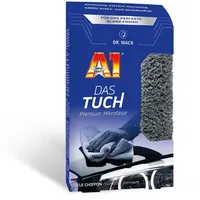 Dr.Wack DR. Wack A1 DAS Tuch 40 x 40 cm - extrem weiches & saugstarkes Reinigungstuch für Auto – 100% fusselfreies Poliertuch - kratzfreie & schonende Autoreinigung - Hochwertige Autopflege