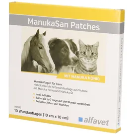 Alfavet ManukaSan Patches Wundauflagen für Tiere