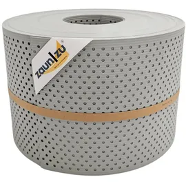zaunzu® Sichtschutzstreifen 50 m 19 x 0,1 cm Steingrau PP
