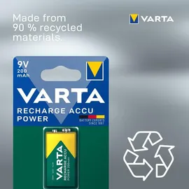 Varta Recharge Accu Power 9V 200 mAh