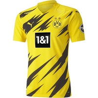 Herren, BVB HOME AUTHENTIC Trikot 20/21 T-shirt, Cyber Yellow-Black, XXL