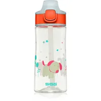 Sigg Miracle Kinderflasche mit Strohhalm Puppy Friend 450 ml