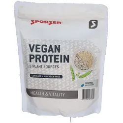 Sponser Vegan Protein Neutral aus 5 pflanzlichen Quellen