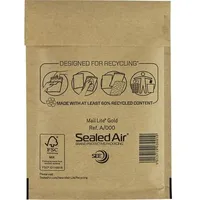 Sealed Air Luftpolster-Luftpolster-Versandtaschen A/000 Gold Ohne Fenster 110 (B)