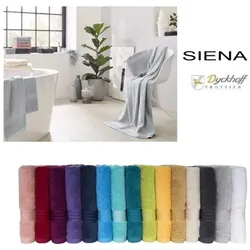 Dyckhoff Frottierserie 'Siena' (Farbe: Azur / Größe: Handtuch 50 x 100 cm)