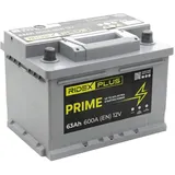 RIDEX PLUS 1S0033P Prime Autobatterie 63Ah 600A 12V Starterbatterie B13 DIN/ISO LB2 ersetzt Batterie 60Ah 55Ah Kompatibel mit VW GOLF II 19E, 1G1 TRANSPORTER III Bus PASSAT Variant 3A5, 35I GOLF I 17