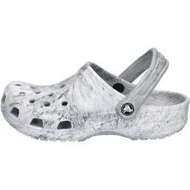Crocs Classic Watercolor Marbled Clog Grau 33/34