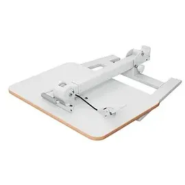 Leitz AKTION: LEITZ Ergo Compact höhenverstellbarer Schreibtisch weiß rechteckig, A-Fuß-Gestell weiß 65,0 x 46,0 cm mit 10 Euro CashBack