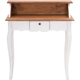 DESIGN DELIGHTS Sekretär, Weiß, Holz, 80x92x40 cm, Arbeitszimmer, Schreibtische, Sekretäre