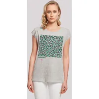 F4NT4STIC T-Shirt Leo Grün in grau meliert | Gr.: