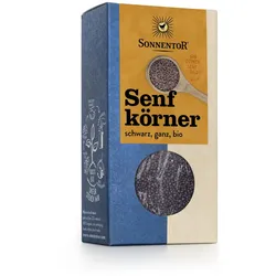 Schwarze Senfkörner bio 120 g – Intensives Aroma für würzige Gerichte