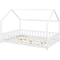 [en.casa] Kinderbett Sisimiut 120x200 cm Weiß