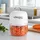 ideoon Kompakter Elektro Multizerkleinerer 250ml 30W: genialer Mini-Häcksler, kabellos & leistungsstark – Perfekt für Zwiebeln, Knoblauch & Babynahrung