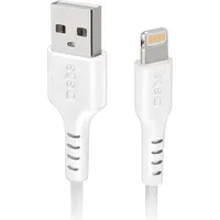 sbs Datenkabel USB 2.0 - Lightning 0,1 m Weiß