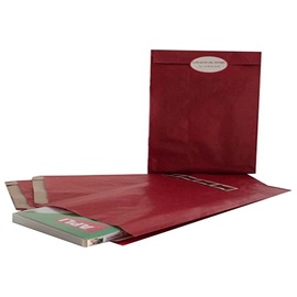 APLI agipa Geschenkumschläge - aus Kraftpapier, mittel, rot