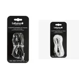 Lafuma Gummischnur-Set mit Endkappen für RSX/RSXA, 4 Schnüre, schwarz