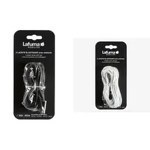 Lafuma Gummischnur-Set mit Endkappen für RSX/RSXA, 4 Schnüre, schwarz