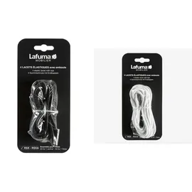 Lafuma Gummischnur-Set mit Endkappen für RSX/RSXA, 4 Schnüre, schwarz